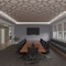 Ekena Millwork 33W x 33H x 38T Small Bradley Decorative Fretwork Wood Ceiling Panels, Cherry CELW33X33X0375BRDCH - alternate 3